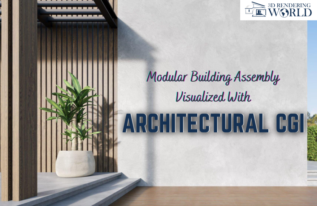 Modular Building Assembly Visualized With Architectural CGI