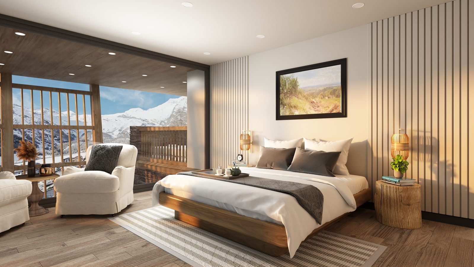 Chalet interior view 2
