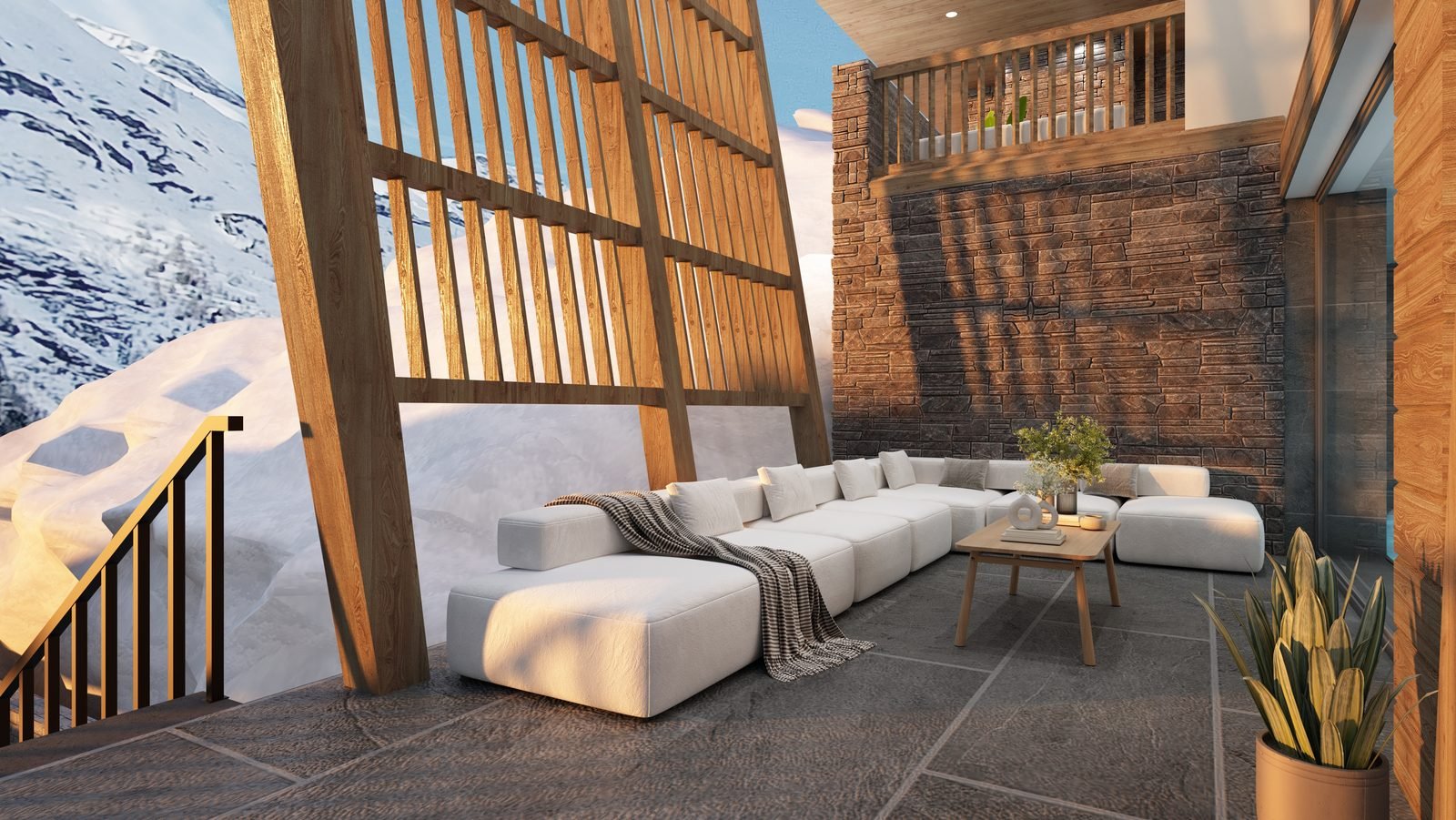Chalet interior view 3