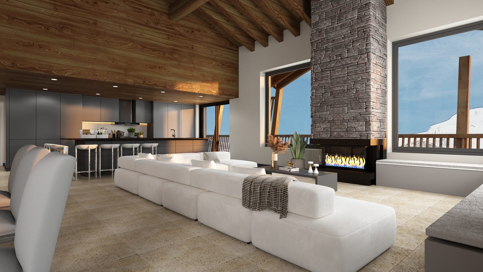 Chalet interior view 6