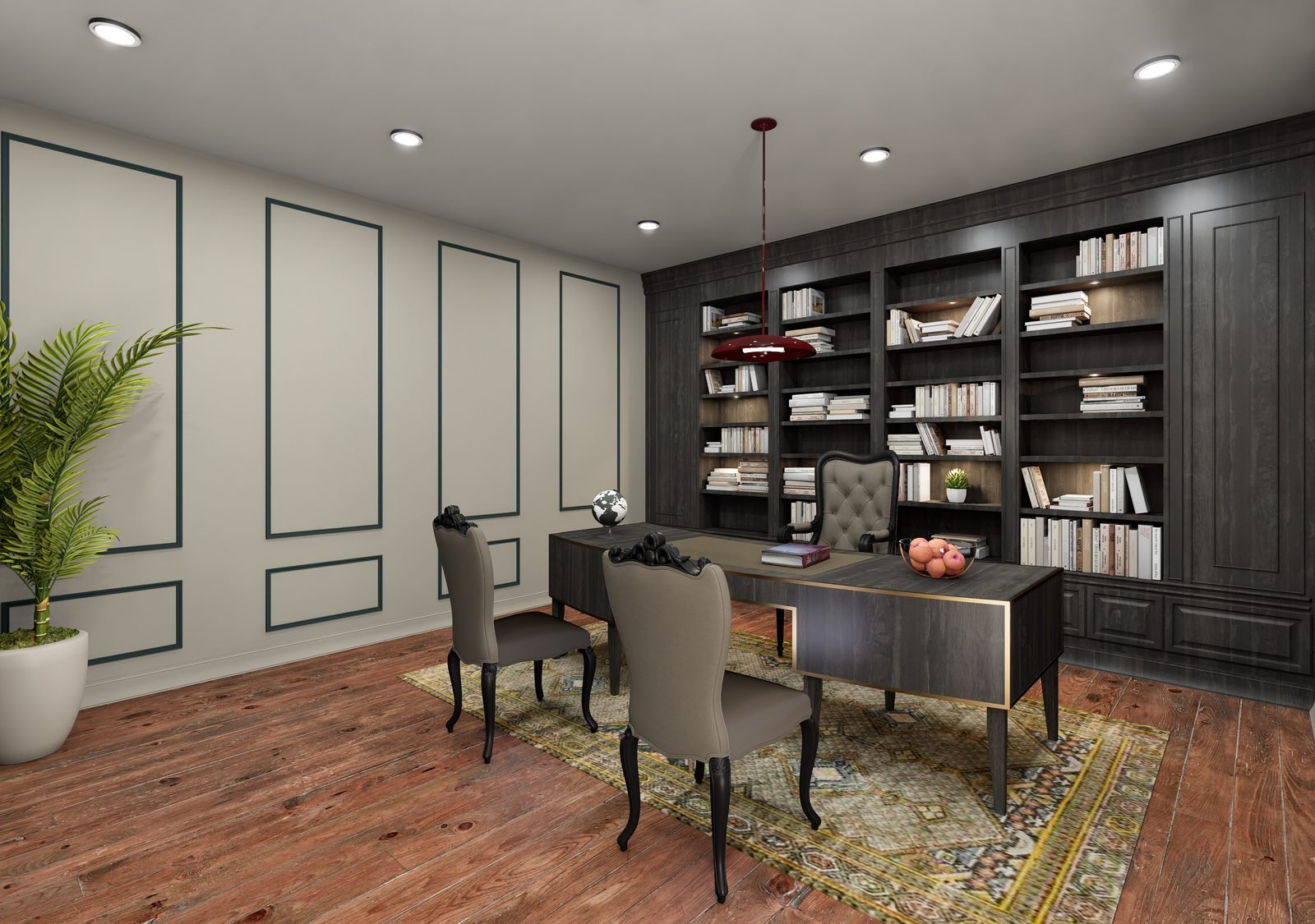 Church office 1 - 3D rendering