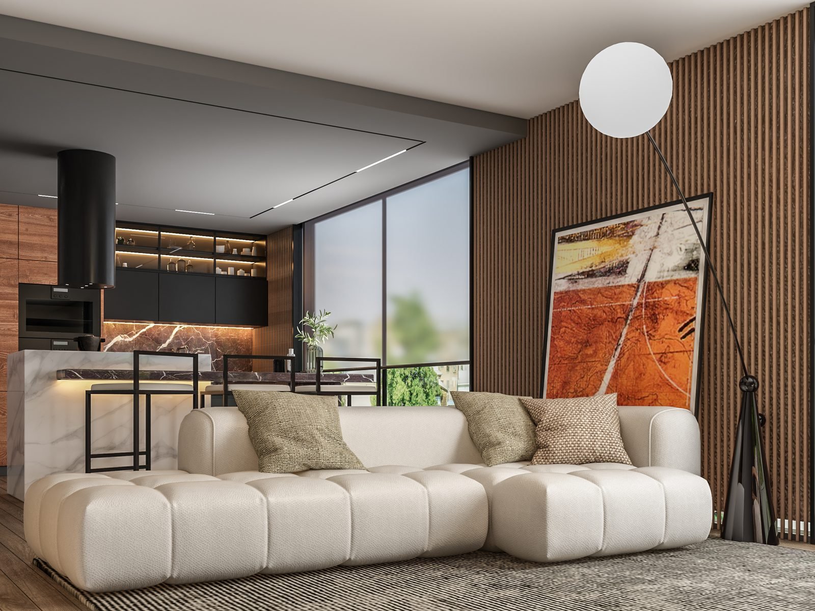 Svarke lamp - product render